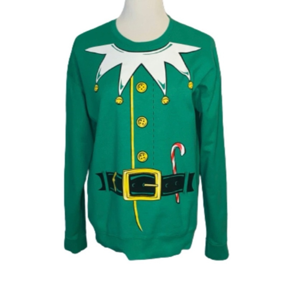 Ann Arbor “Santa’s Elf” Sweatshirt Size Medium
